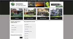 Desktop Screenshot of alojamiento.todocostadeleste.com.ar